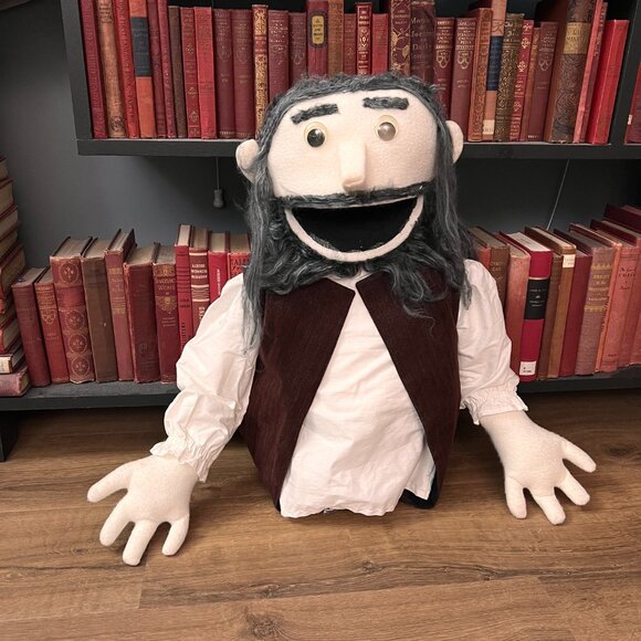 Large Handmade Custom Puppet Old Man - Picture 14 of 15